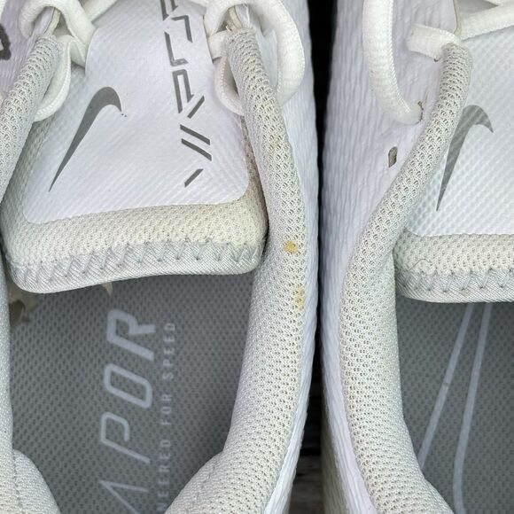 Size 12 Worn Once Nike Vapor Edge Speed 360 2 White Football Cleats DA5455-100 main image 8